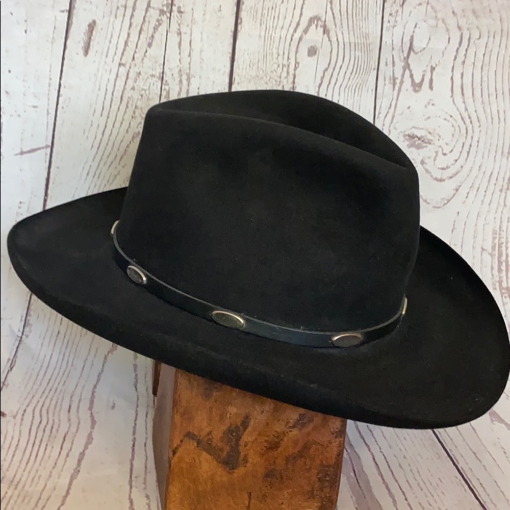 Stetson🤠Black Gunslinger Western Cowboy/girl Hat